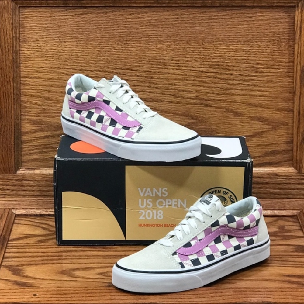 Vans‎ Old Skool US Open Violet Checkerboard Shoes